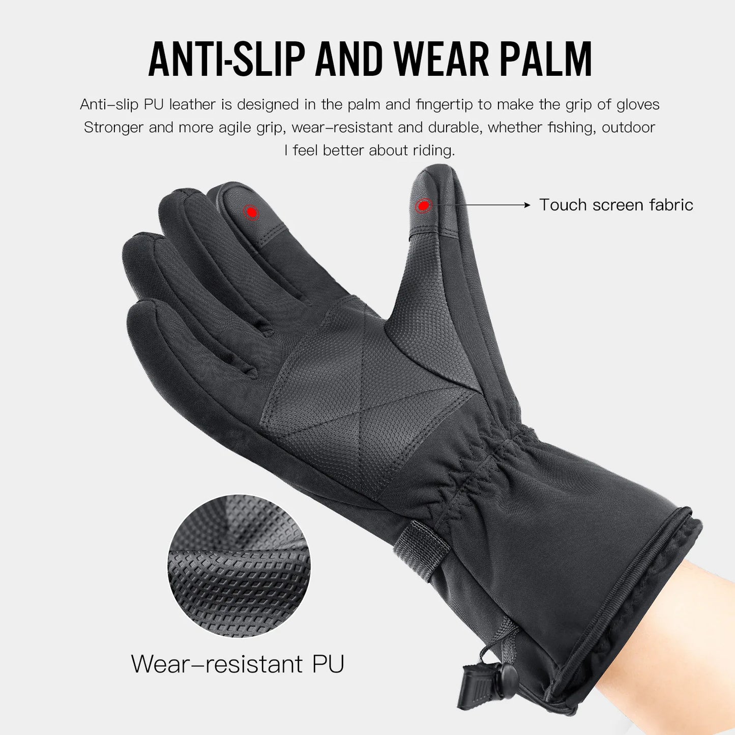 Gants Chauffants Rechargeables - Hiver Pour Froid Extrême Unisexe