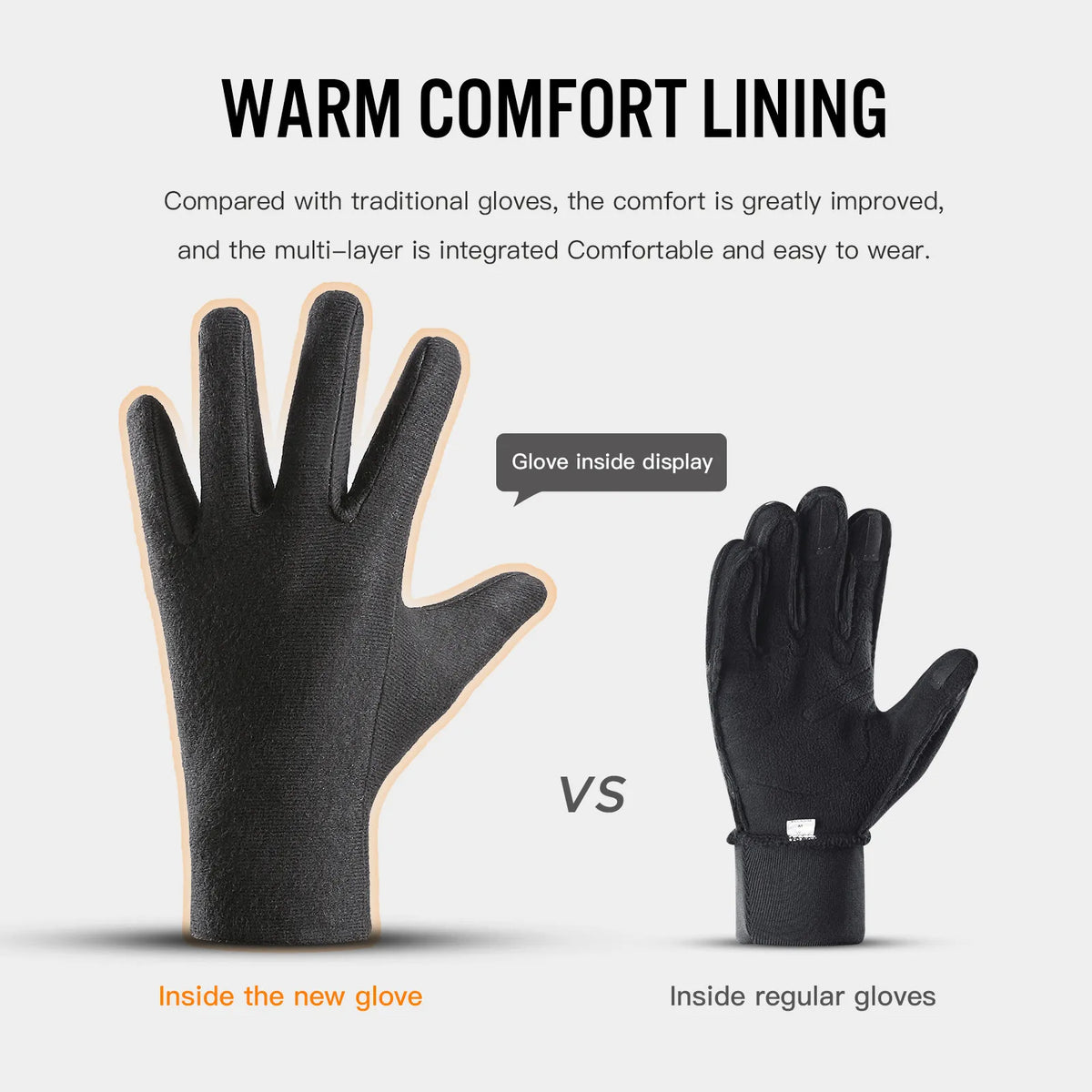Gants Chauffants KeepWarm® - D'Hiver Intelligents