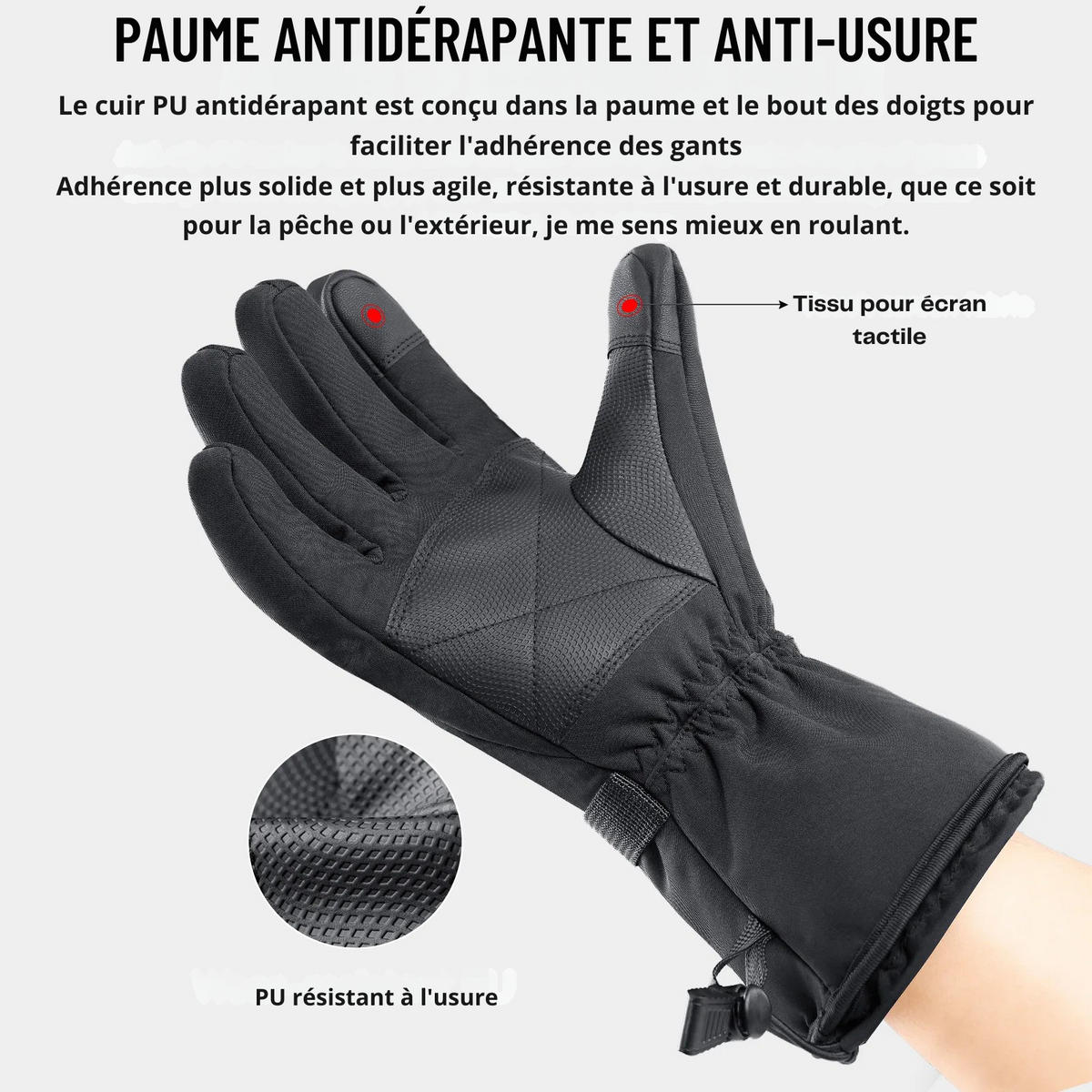 Gants Chauffants KeepWarm® - D'Hiver Intelligents