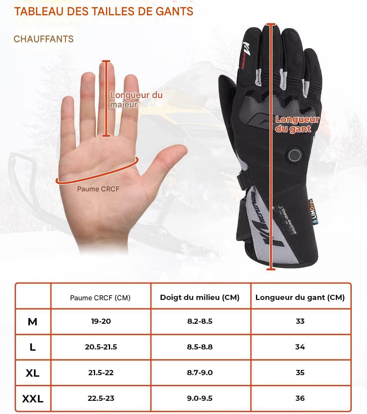 Gants Chauffants Moto KeepWarm®
