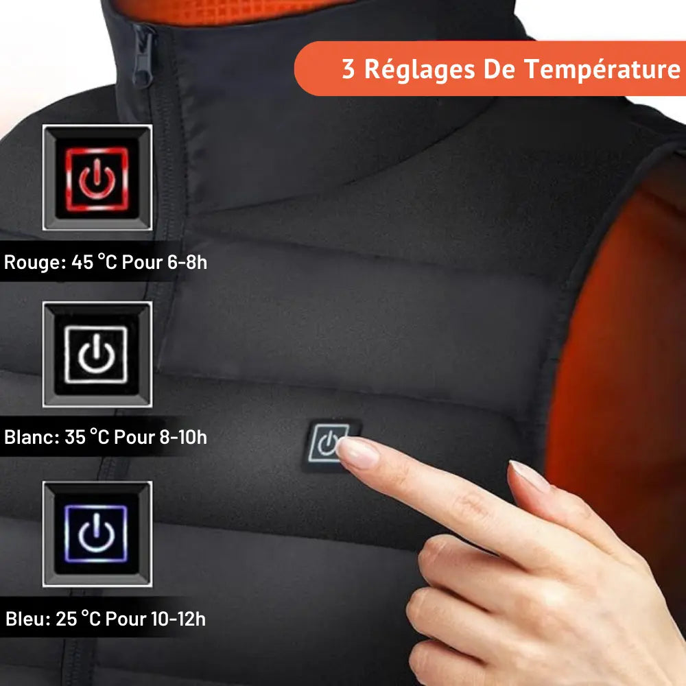 Gilet Chauffant KeepWarm® - homme/Femme Confort