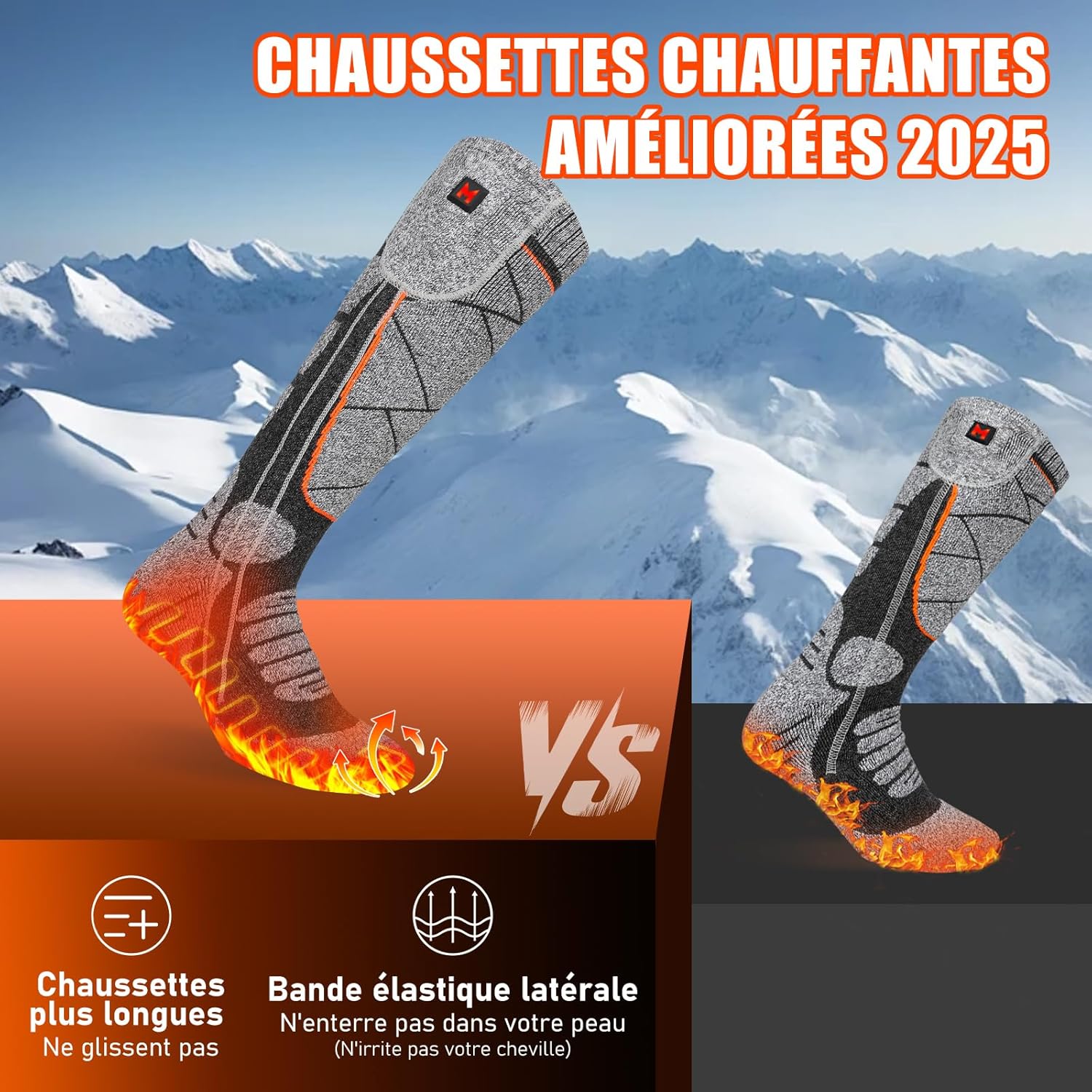 Chaussettes Chauffantes Confort