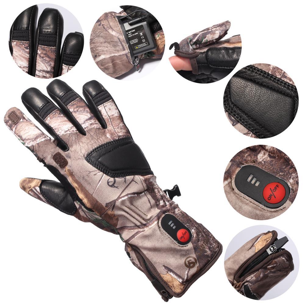 Gants Chauffants Camouflage KeepWarm®-Chasse Sport