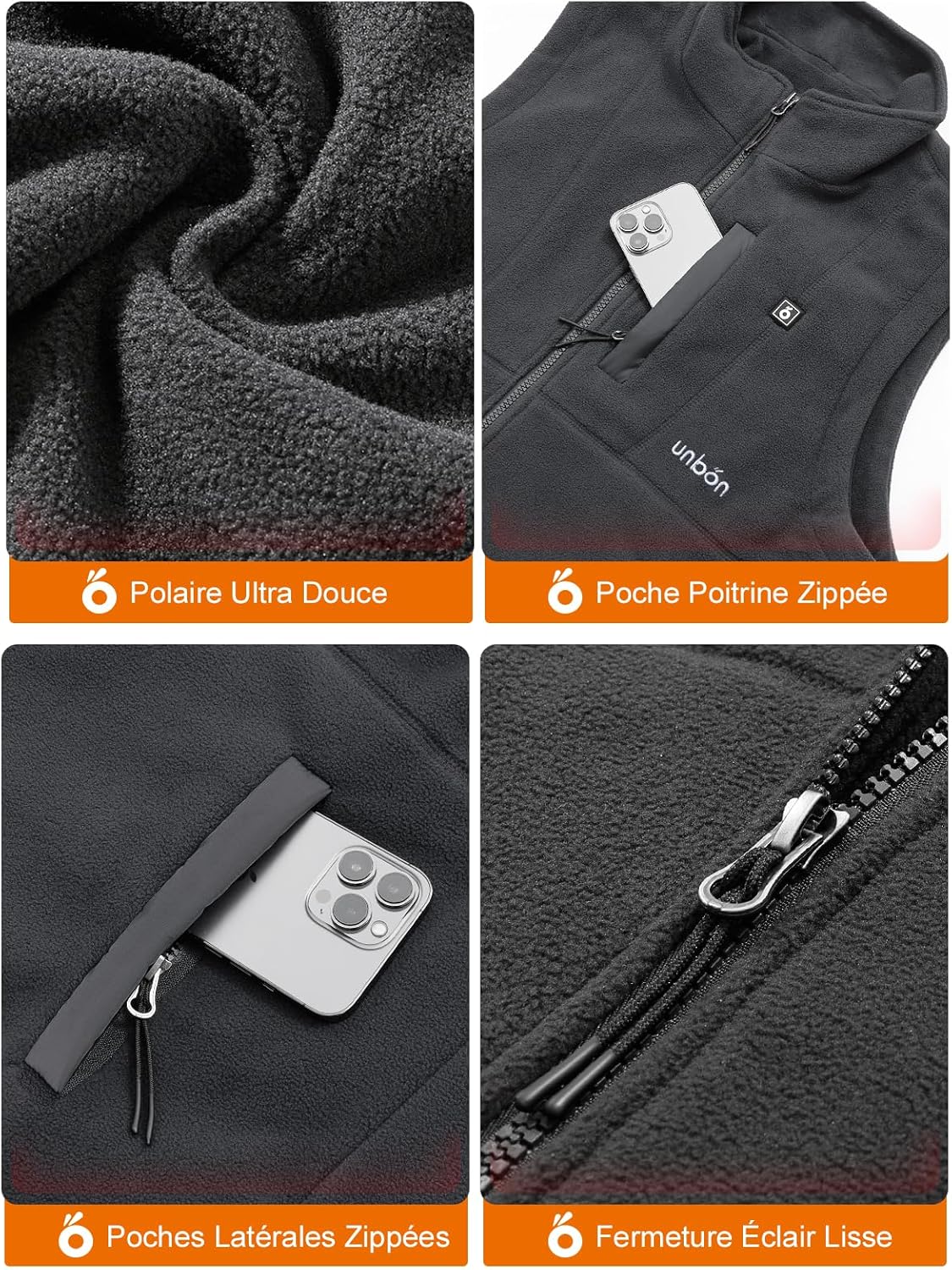 Gilet Chauffant Douillet KeepWarm®  - Sans Manches Sport