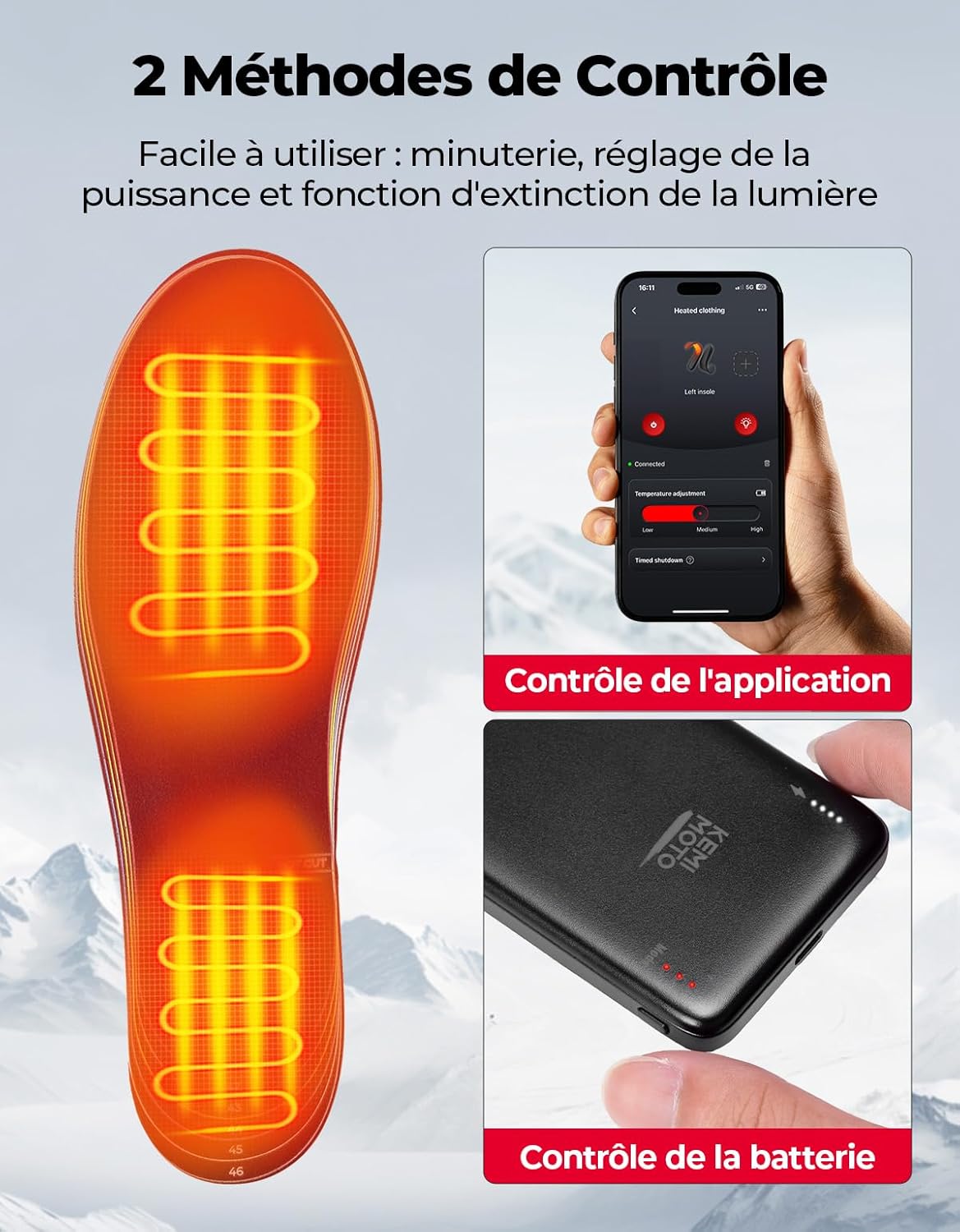 Semelles Chauffantes Confort KeepWarm®