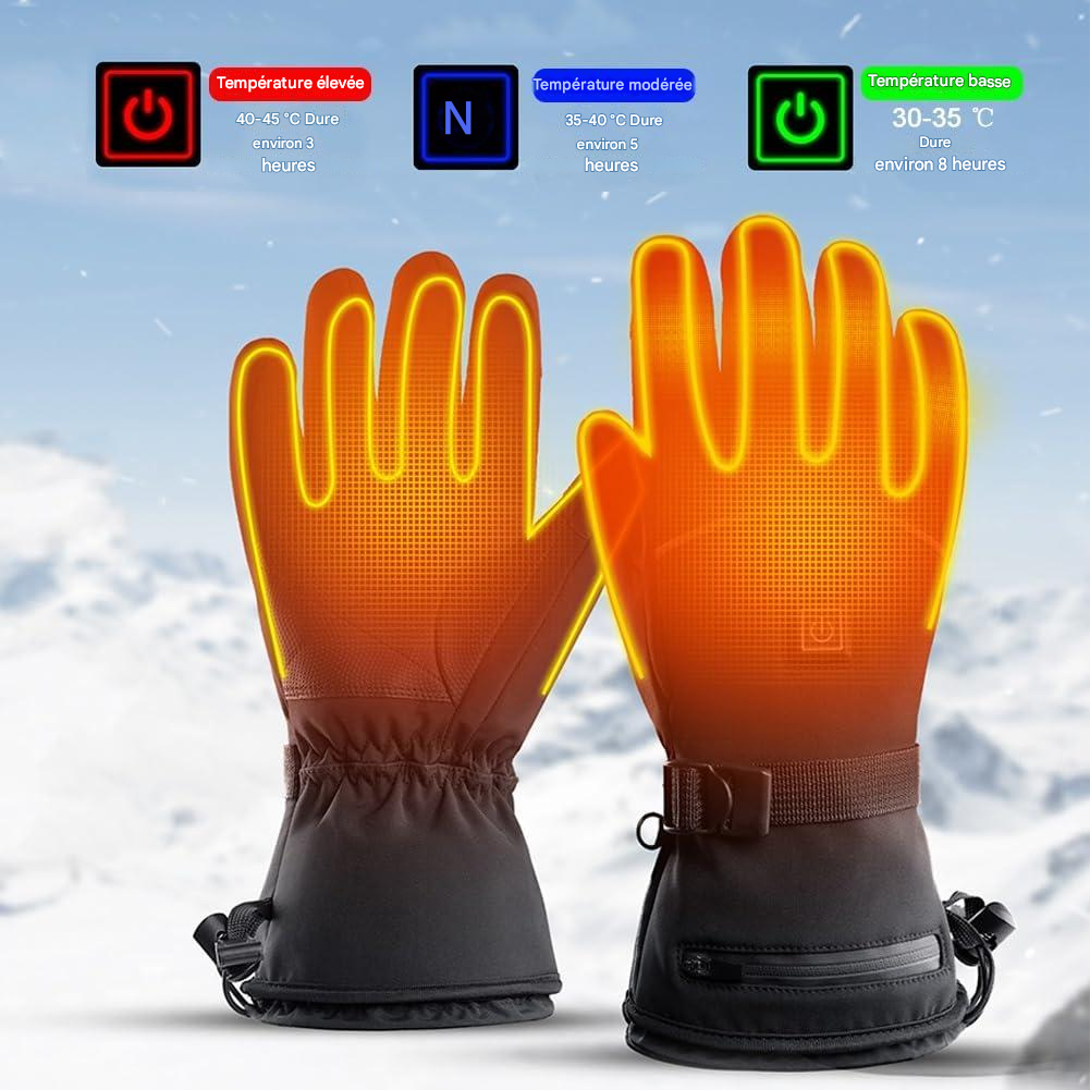 Gants Chauffants KeepWarm® - D'Hiver Intelligents