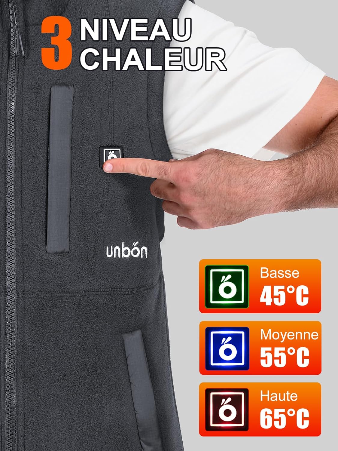 Gilet Chauffant Douillet KeepWarm®  - Sans Manches Sport