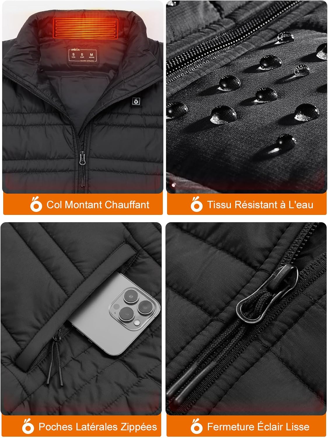 Gilet Chauffant Ultra-Chaud KeepWarm® - Sans Manches Premium
