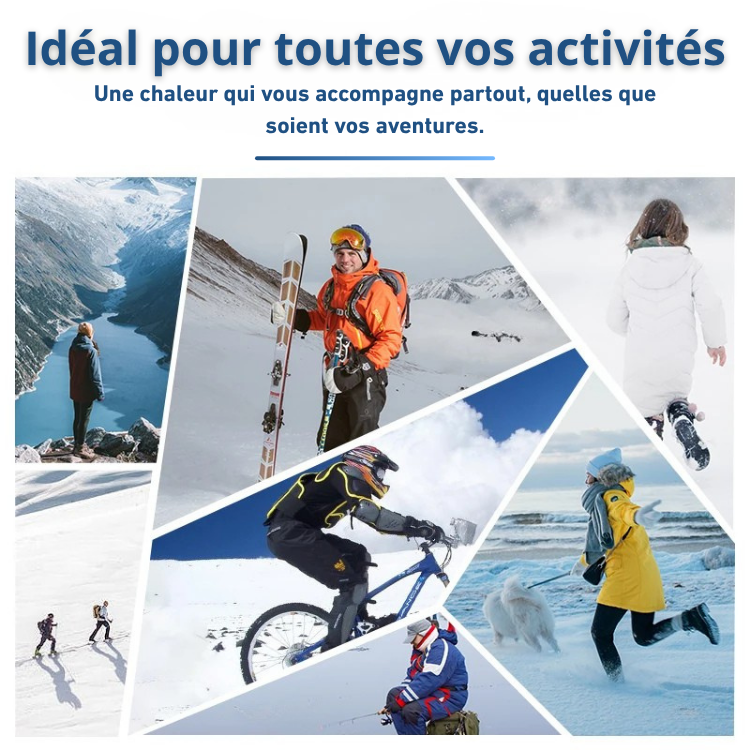 Veste Chaude à Capuche KeepWarm® -Doudoune homme/femme