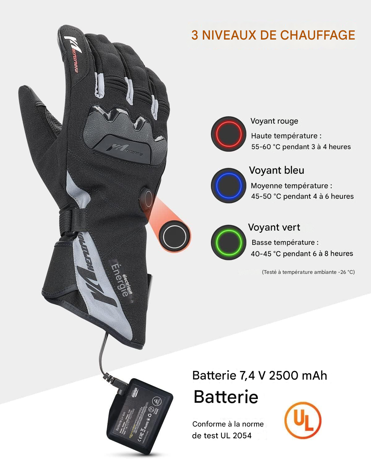 Gants Chauffants Moto KeepWarm®