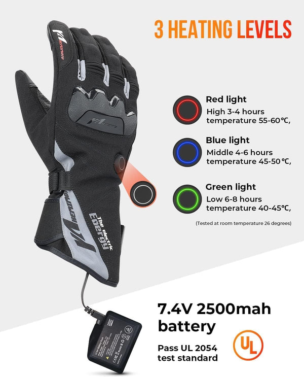 Gants Chauffants Moto Femme