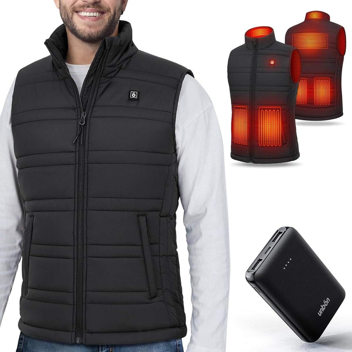 Gilet Chauffant Ultra-Chaud KeepWarm® - Sans Manches Premium