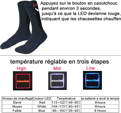 Chaussettes Magiques Chauffantes