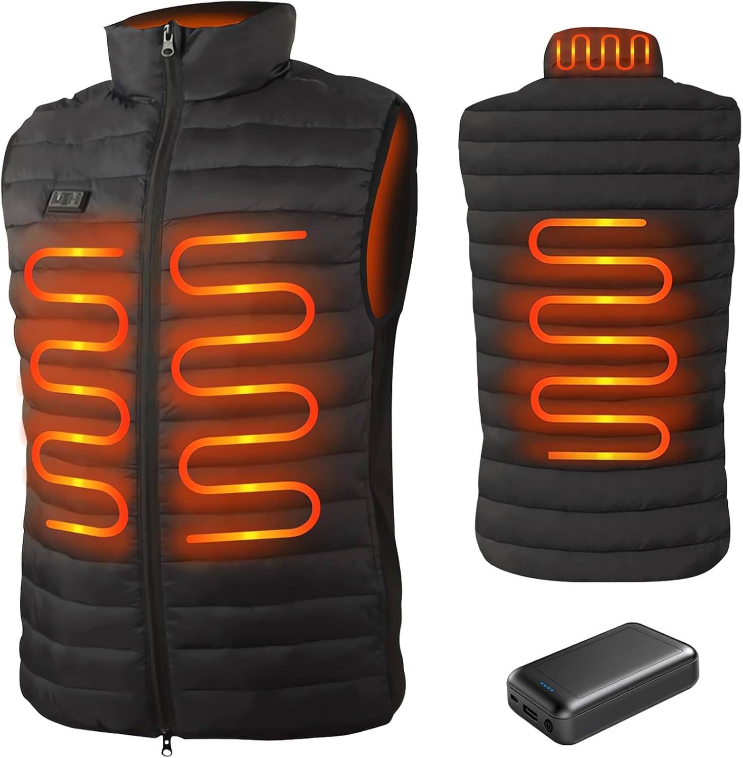 Gilet Chauffant KeepWarm®-  4 Zone De chauffante