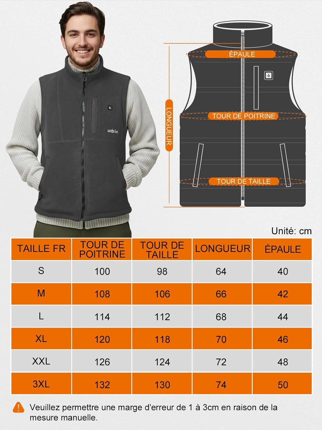 Gilet Chauffant Douillet KeepWarm®  - Sans Manches Sport