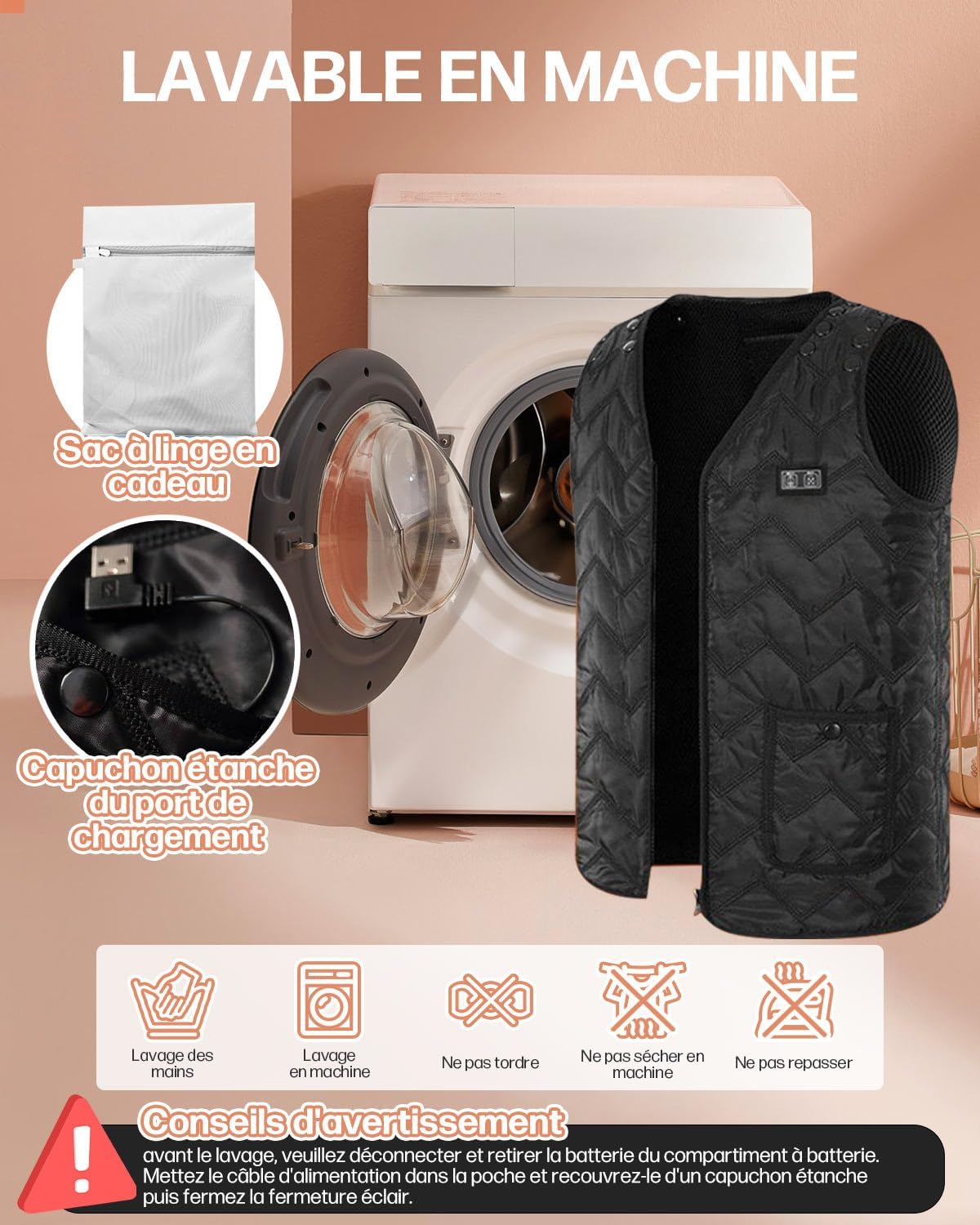 Gilet Chauffant Confort Douillet  KeepWarm® Chasse Sport