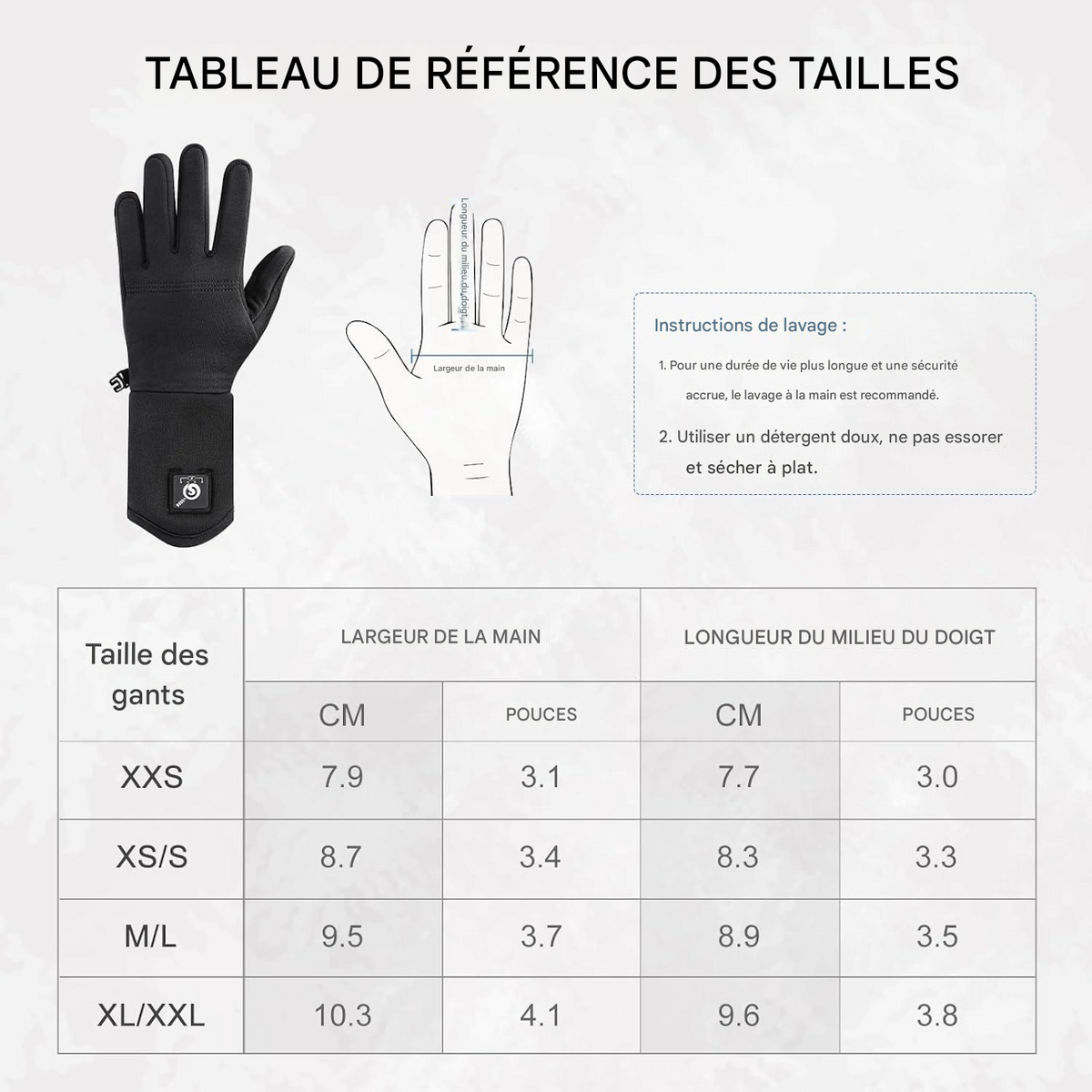 Gants Chauffants KeepWarm® - D'Hiver Intelligents