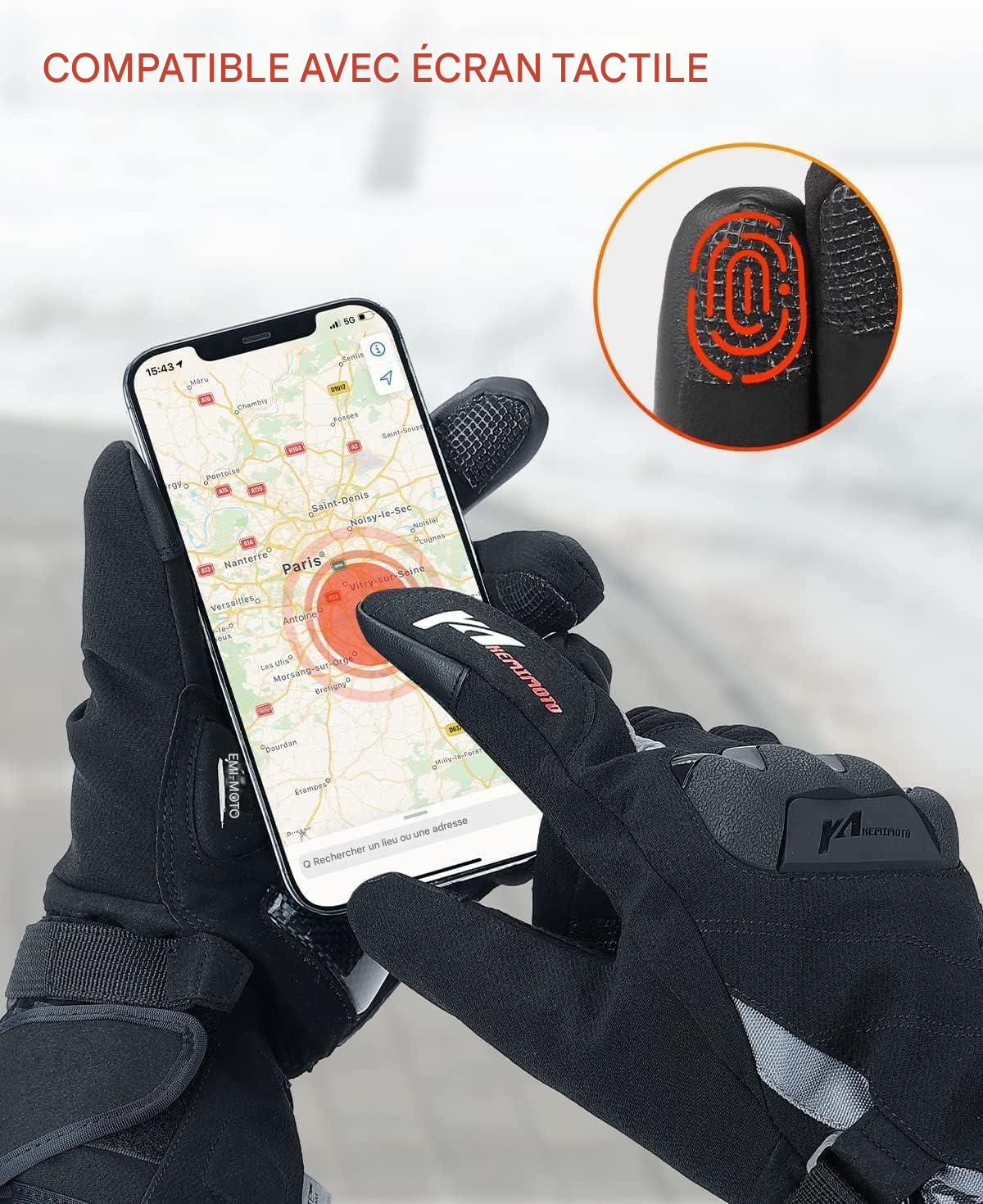 Gants Chauffants Moto KeepWarm®