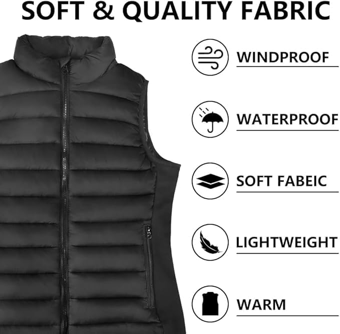 Gilet Chauffant KeepWarm®-  4 Zone De chauffante